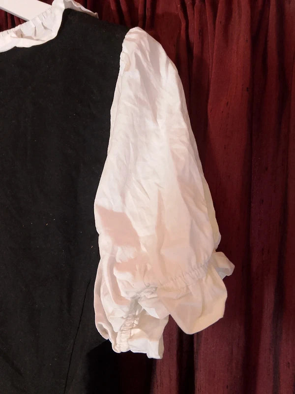 Camicia Tirolese Nera Bianca Dangerfield Nuova L/xl