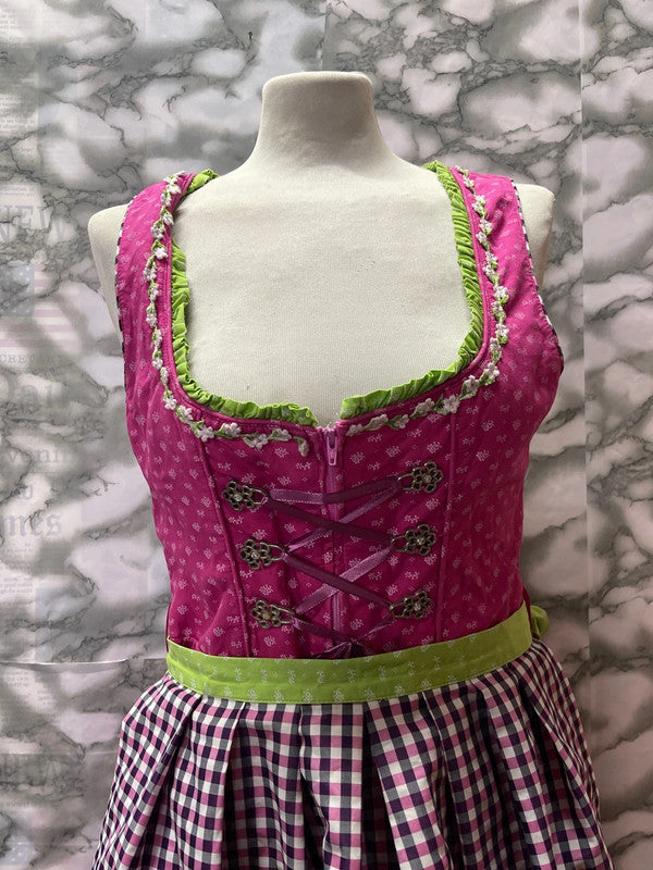 Vestito Tirolese Con Grembiule Tg S