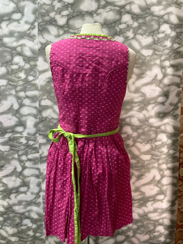 Vestito Tirolese Con Grembiule Tg S