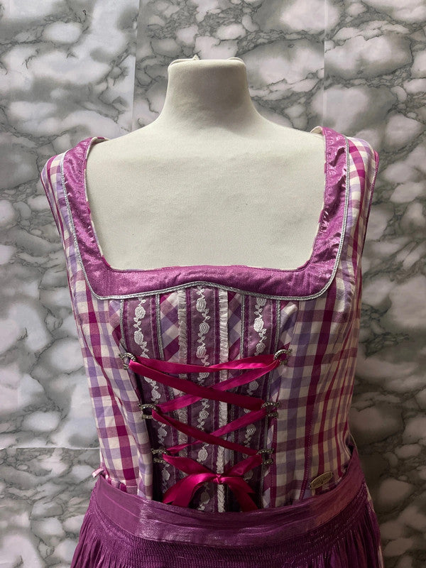 Vestito Tirolese Con Grembiule Donna L