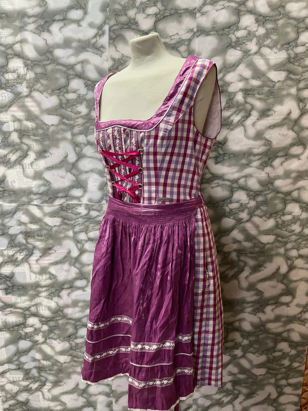 Vestito Tirolese Con Grembiule Donna L