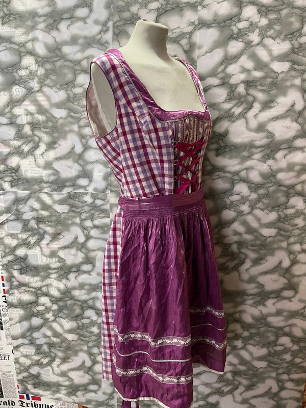 Vestito Tirolese Con Grembiule Donna L