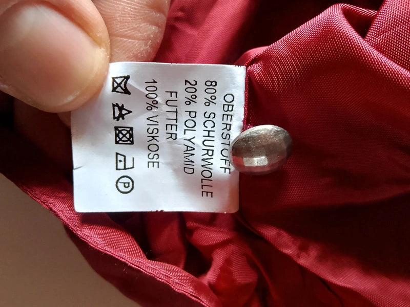Gilet Tirolese Rosso Bimbo 4-6 Anni