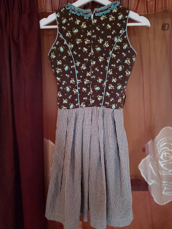 Vestito Tirolese Fucsh 12-14 Anni