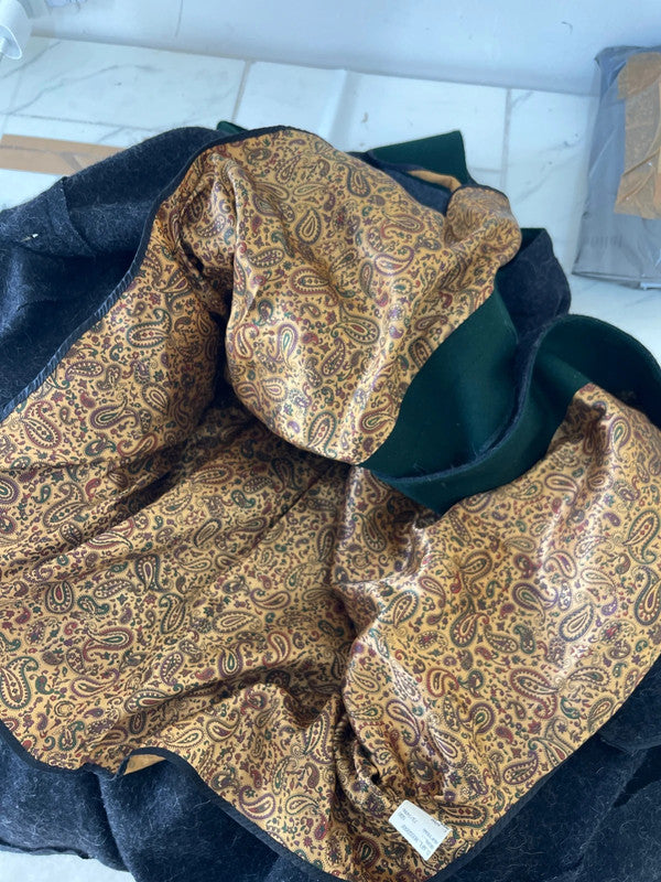 Mantella Tirolese Loden Da Donna In Pura Lana Tg. S/m By H. Moser