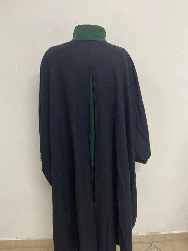 Mantella Tirolese Vintage Da Donna In Lana Nera Xl