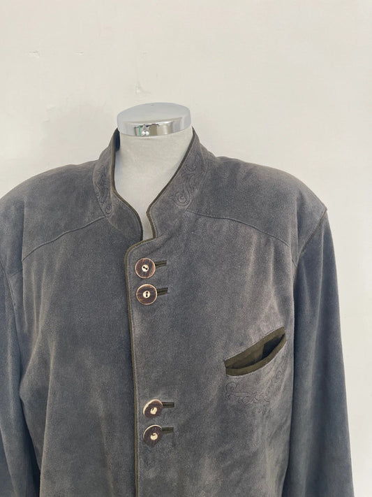 Giacca Tirolese Uomo In Pelle Moser L