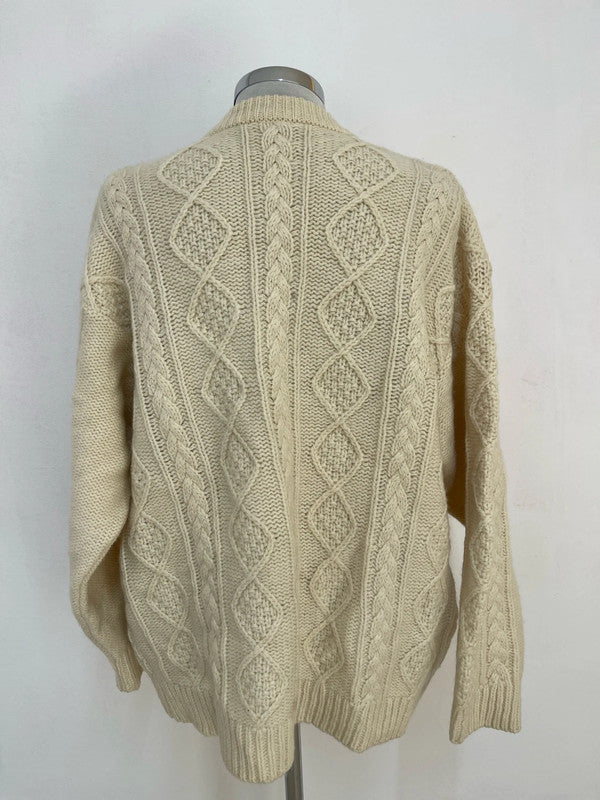 Cardigan Tirolese Uomo Huber Xxxl In Pura Lana