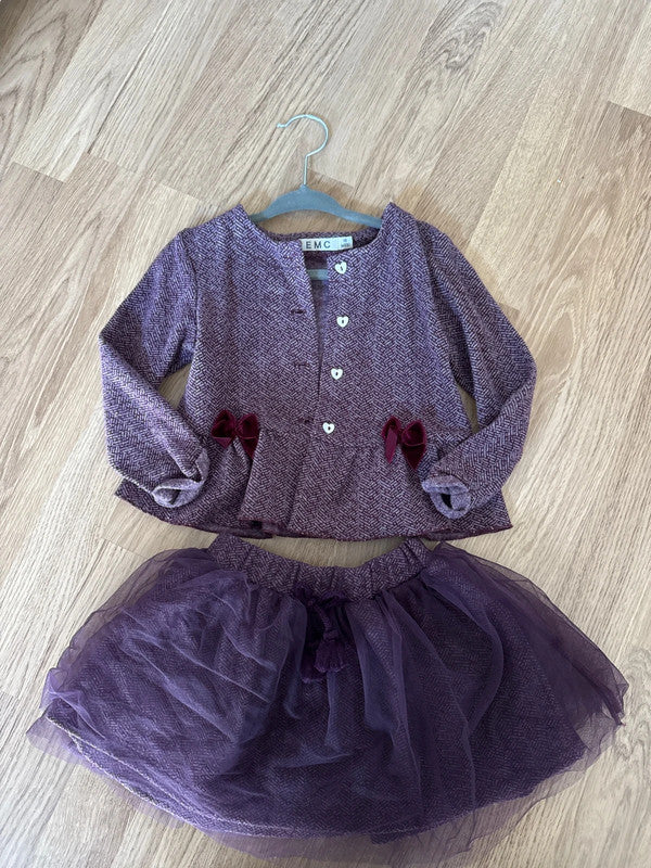 Completo Maglia + Gonna Tulle 18 Mesi
