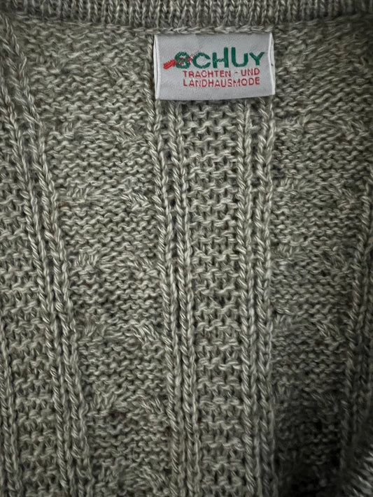 Gilet In Lana Tirolese Uomo Tg. 48