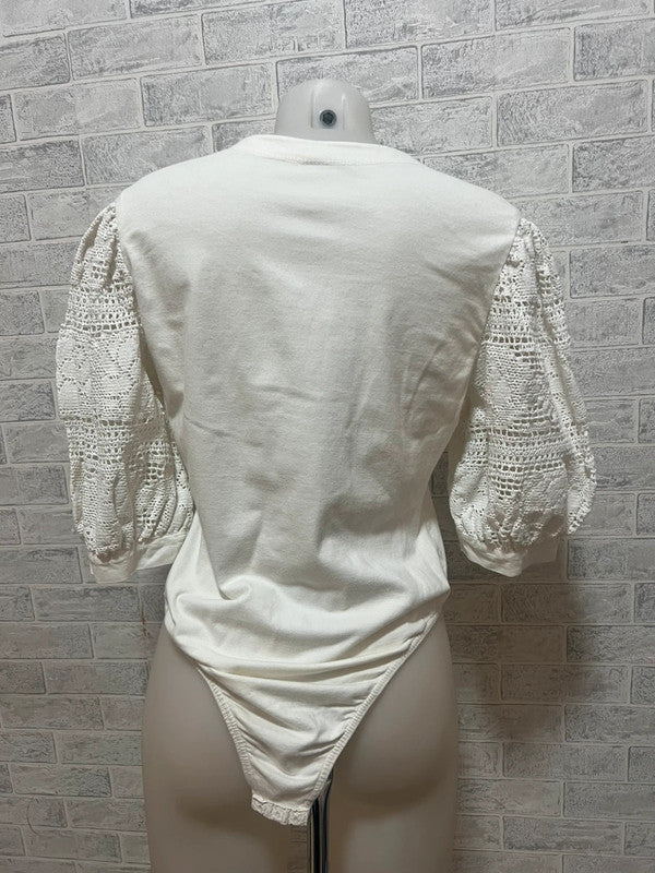 Body Maglietta Tirolese Donna Hammerschmid Maniche Pizzo