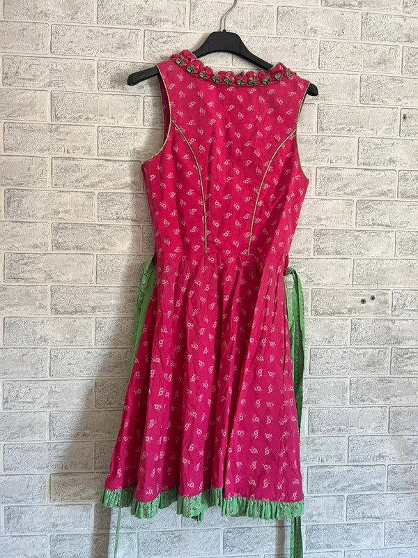 Vestito Tirolese Alphorn S Fucisa Con Grembiule Verde