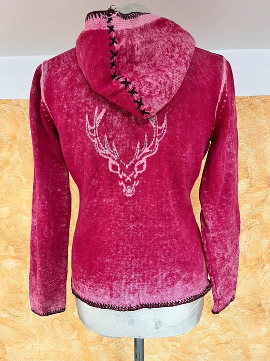 Cardigan Con Cappuccio Tirolese Xs