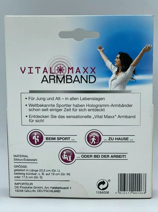 Bracciale Vital Maxx Bracciale Power Fitness Energia Vitalmaxx Rosa