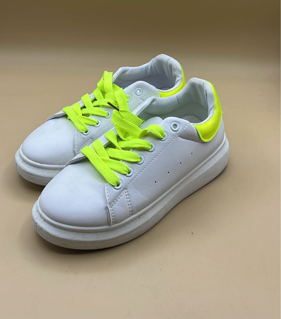 Scarpe Bianche Charro 38 Gialle