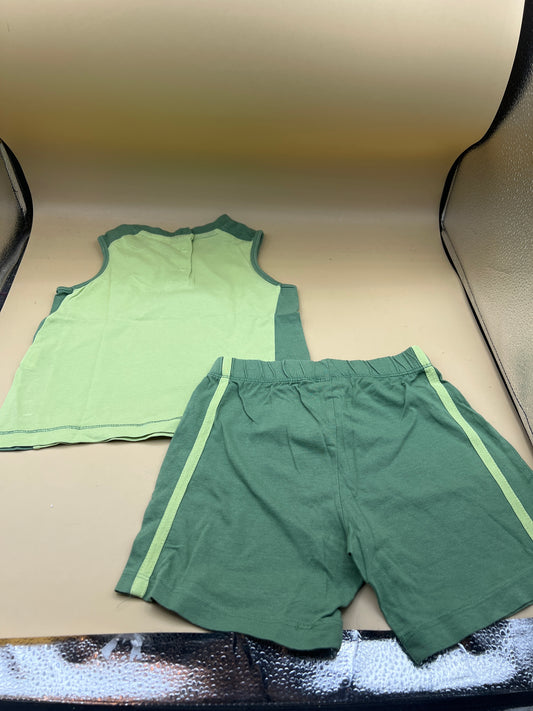 Completo Verde Orsetto Fagottino 24m Bimbo