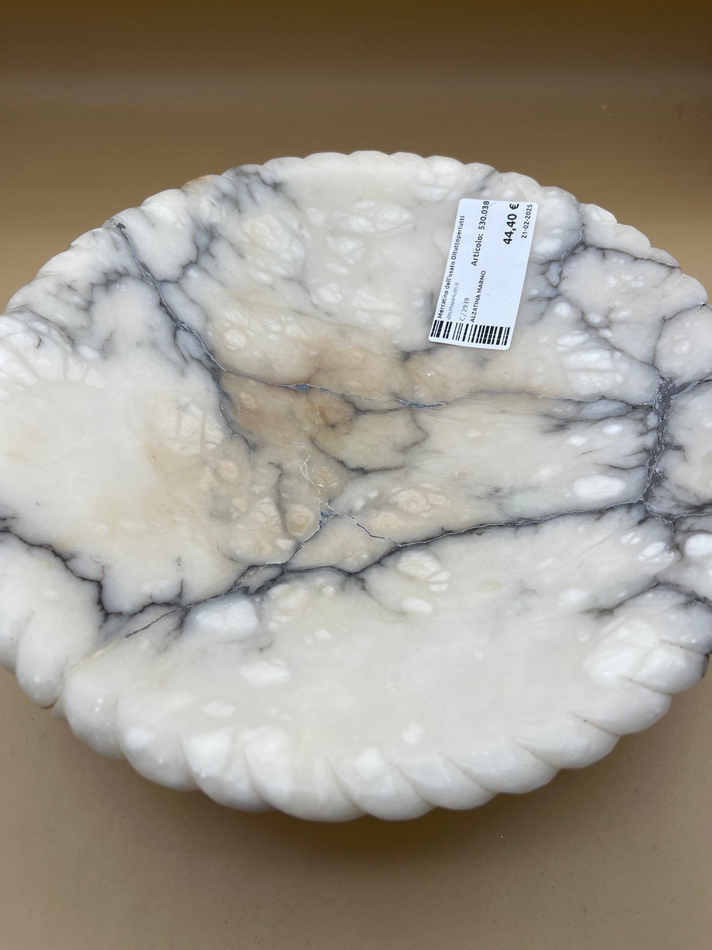 Alzatina Marmo