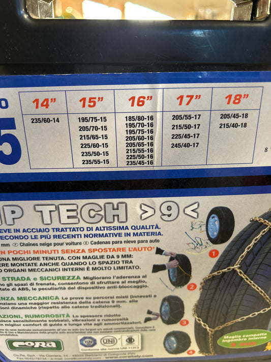 Catene Da Neve Grip Tech 9.5