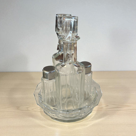 Oliera Cristallo Con Vassoio