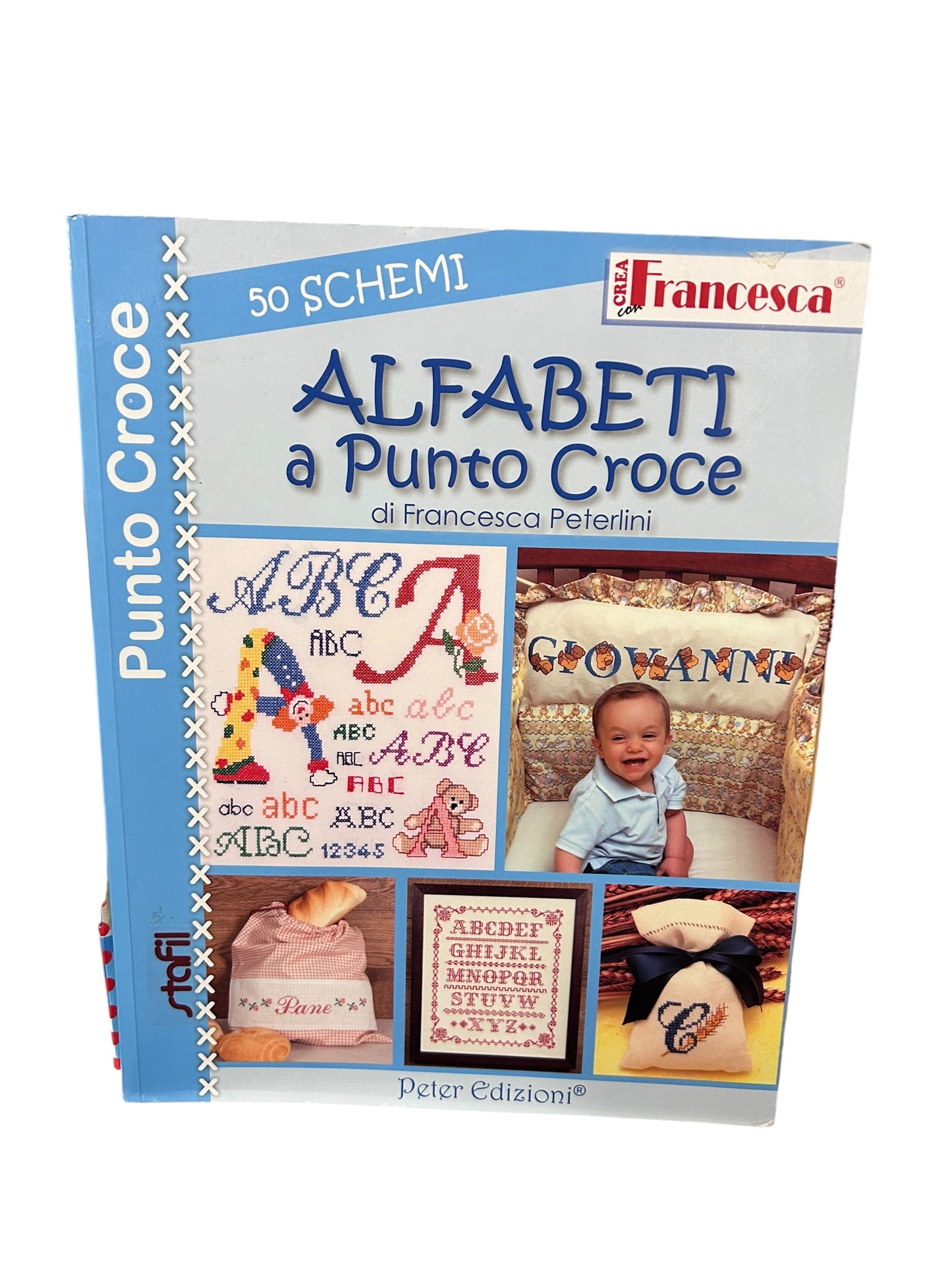 Alfabeti A Punto Croce di Francesca Peterlini. 50 schemi