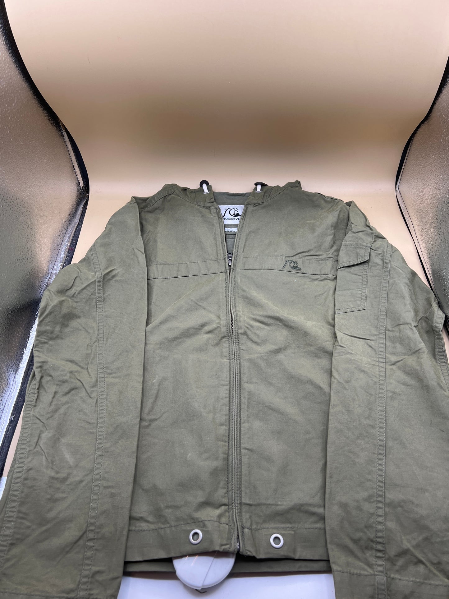 Giacca Verde Tela 14 Anni Quiksilver