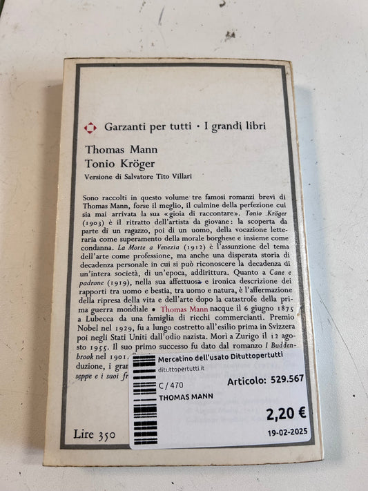 Thomas Mann - Tonio Kröger