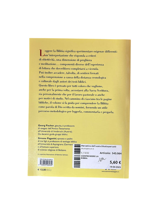 Per comprendere la Bibbia. Georg Fischer, Simone Paganini