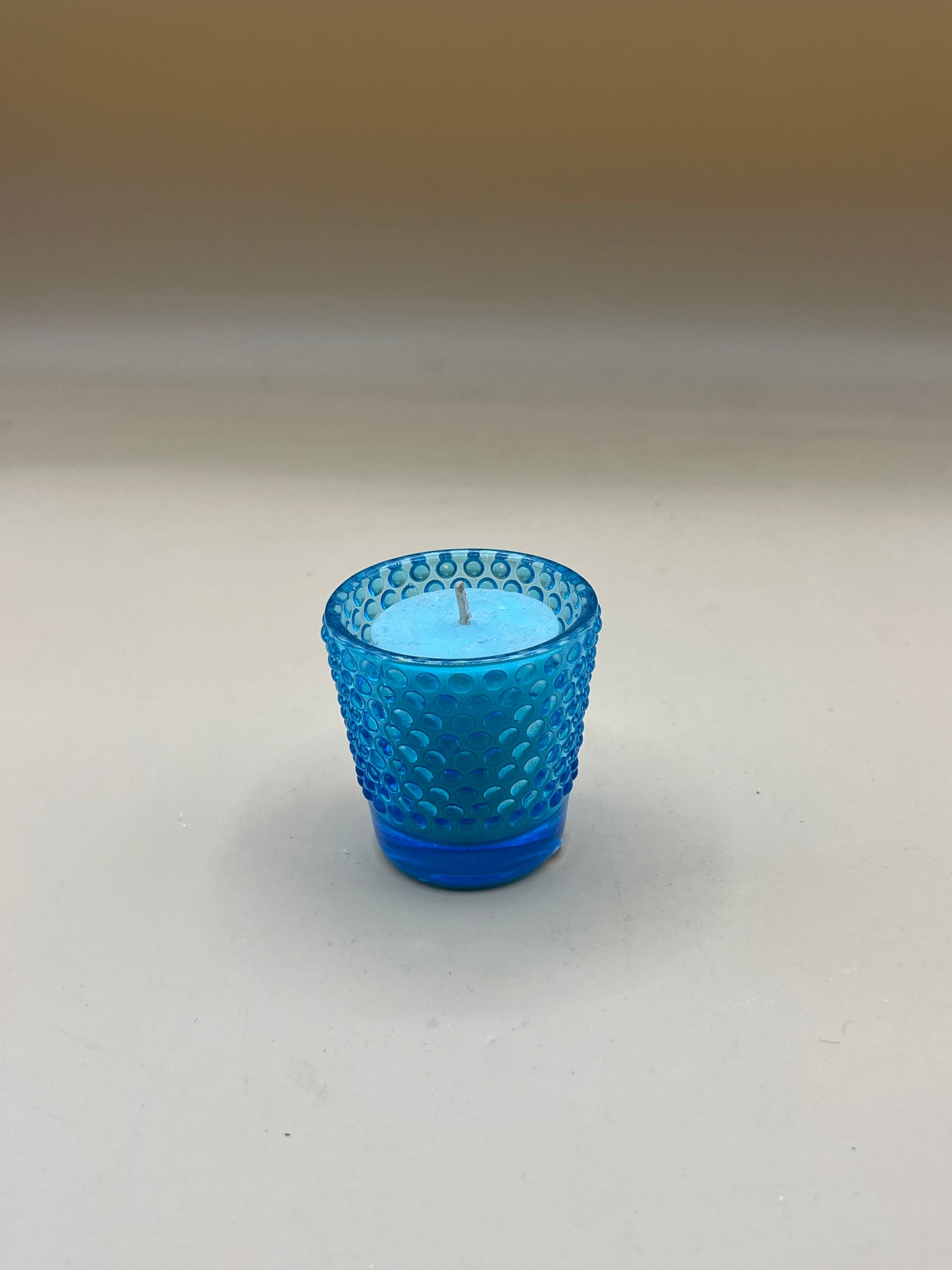 Candelina Vetro Blu