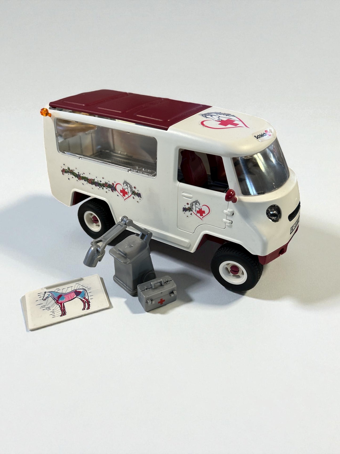 Camper Ambulanza veterinaria per cavalli Schleich