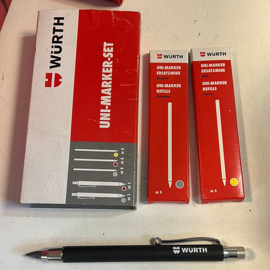 UNI-Marker Set Würth marcatore universale con due scatole mine