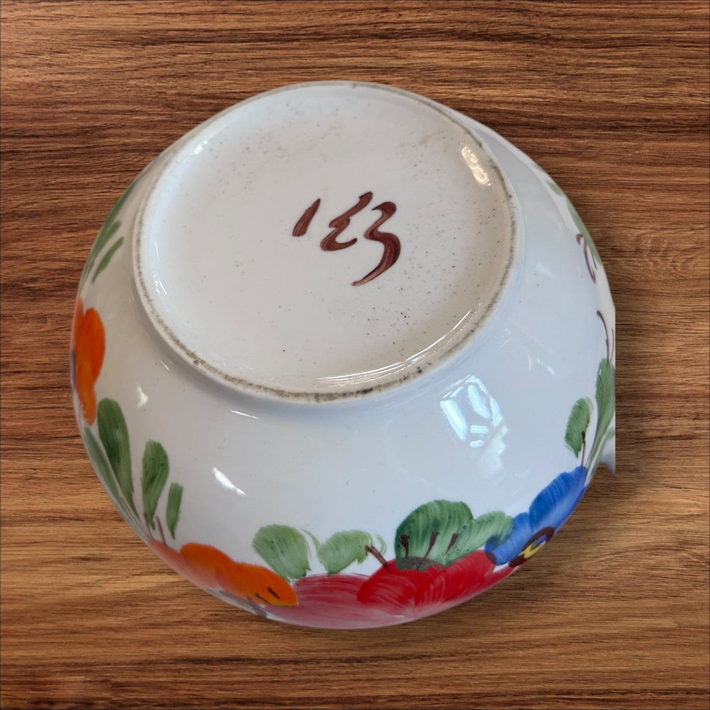 Caraffa Dipinta A Mano Con Fiori