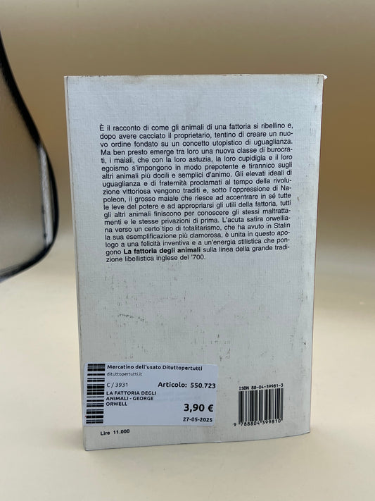 La Fattoria Degli Animali - George Orwell