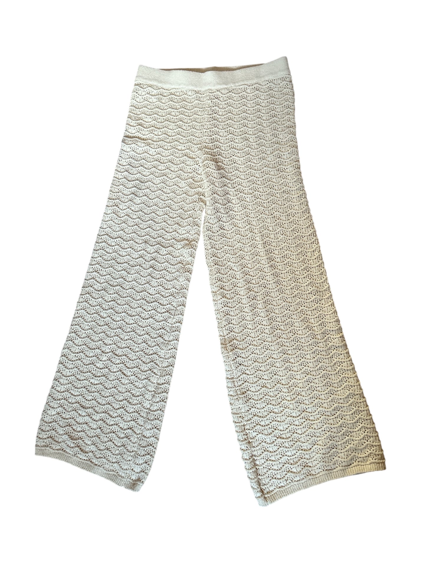 Pantaloni Beige Mango Pizzo Xl