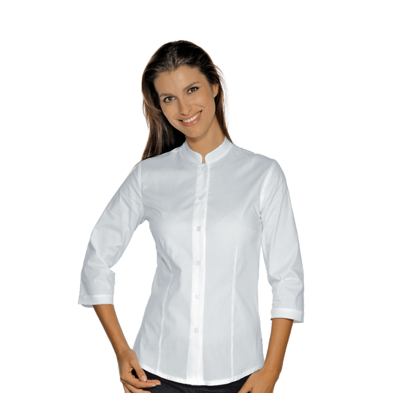 Camicetta Hollywood Stretch Bianco 025800 Tg. M Professionale Nuova