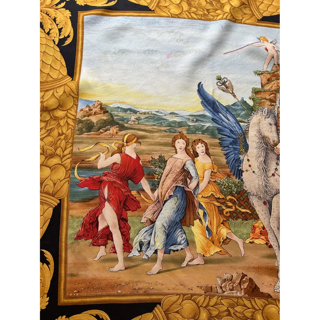 ** Foulard In Seta Trussardi Omaggio A Mantegna