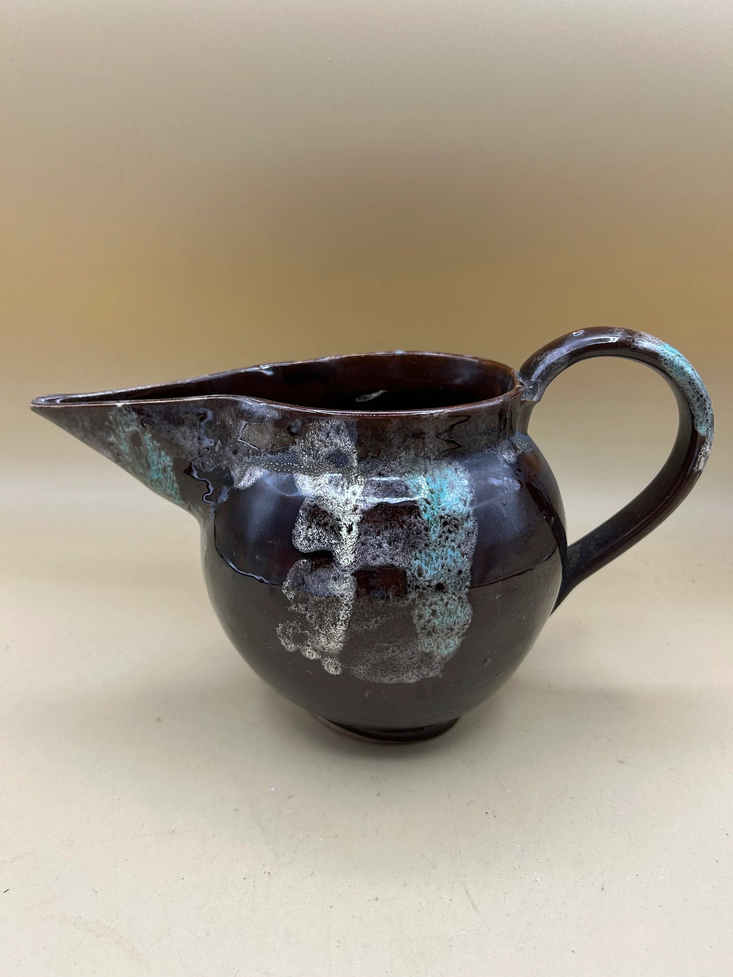 Et - Brocca In Ceramica Dipinta A Mano Bricco