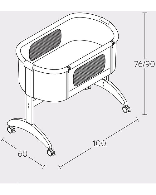 Culla Lettino Pali Da Co-sleeping Maya