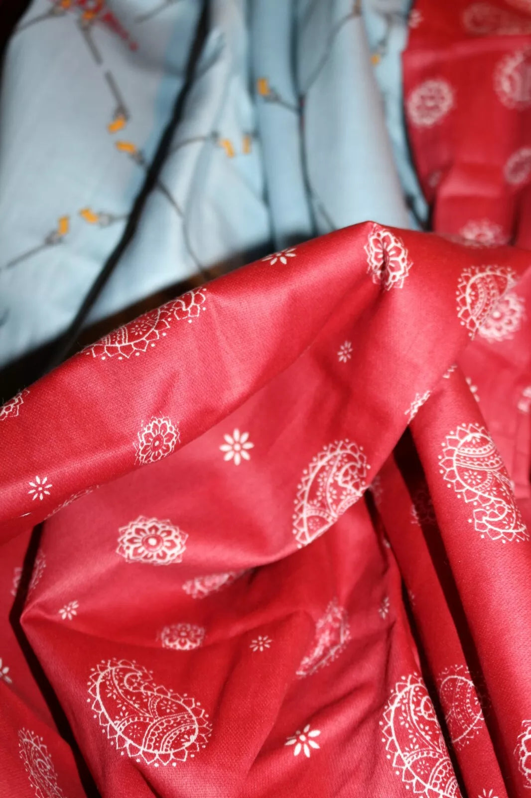 Copripiumino singolo e federa in satin di cotone con disegni Rodeo e Cowboy