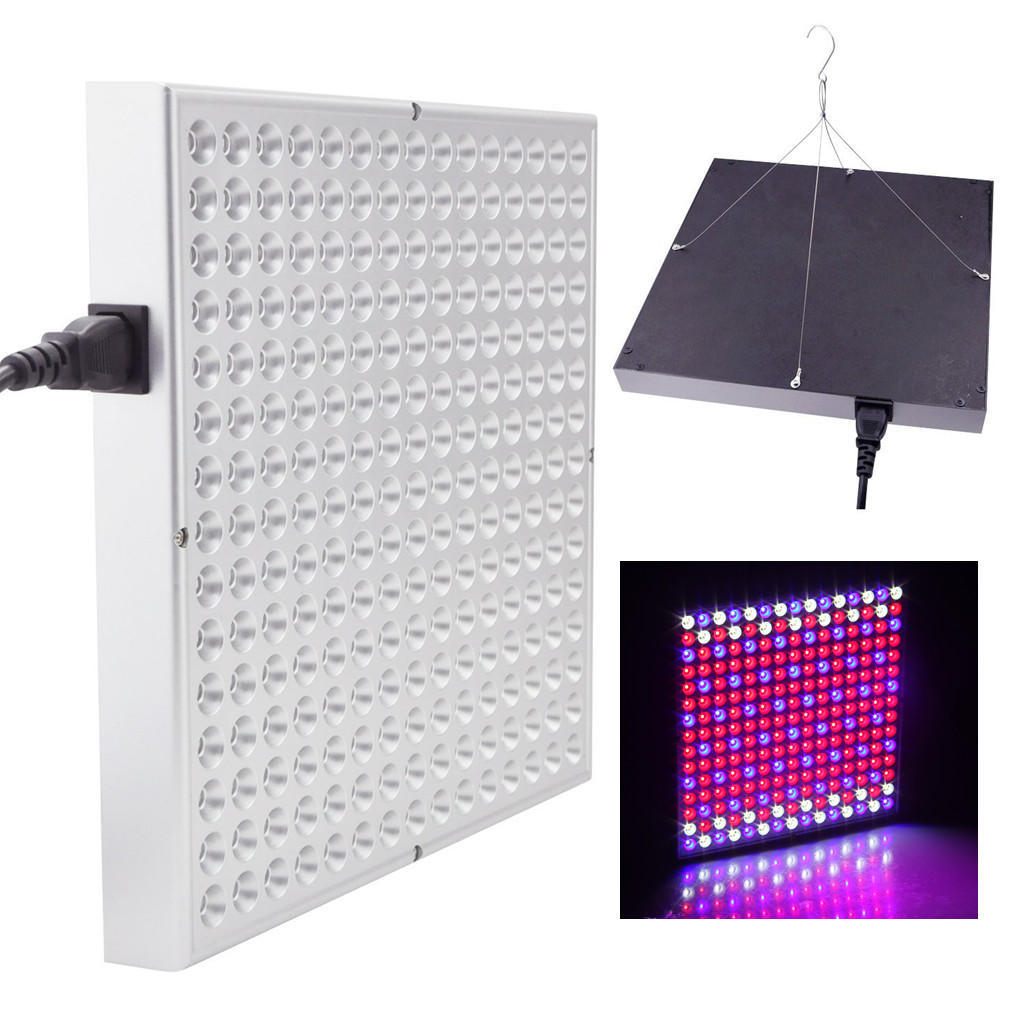 Excelvan 14 W 225 SMD LED Hydrokultur-Wachstumslicht und Beleuchtungspanel, für Blumen, Gemüse, Gewächshaus, Garten, rotes und blaues Zimmerpflanzenlicht + Aufhängeset