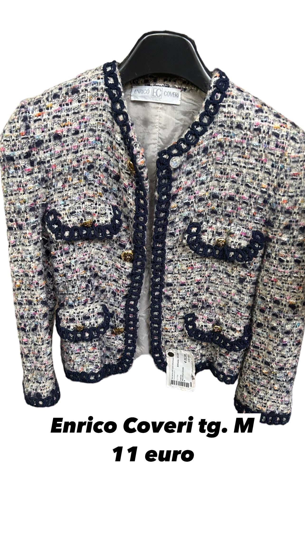 Enrico Coveri Vintage Damen-Blazer-Jackengröße. M