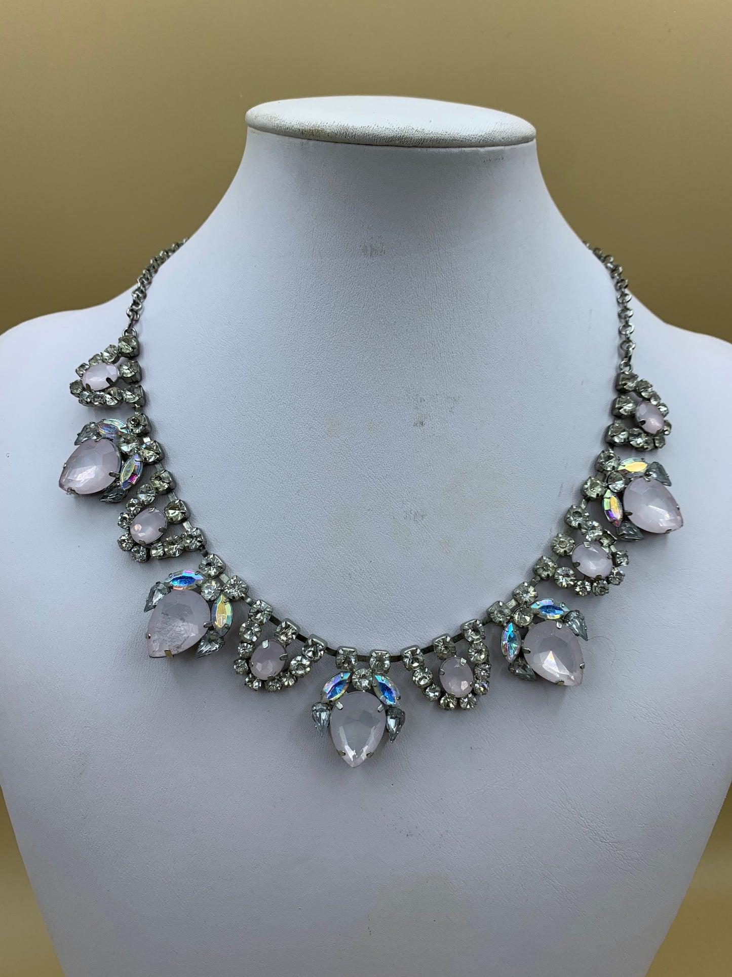 Collana girocollo con strass