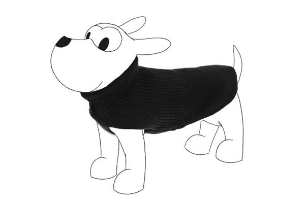 Dolcevita Lux Ferribiella Per Cani Nero Cm 47 Nuovo