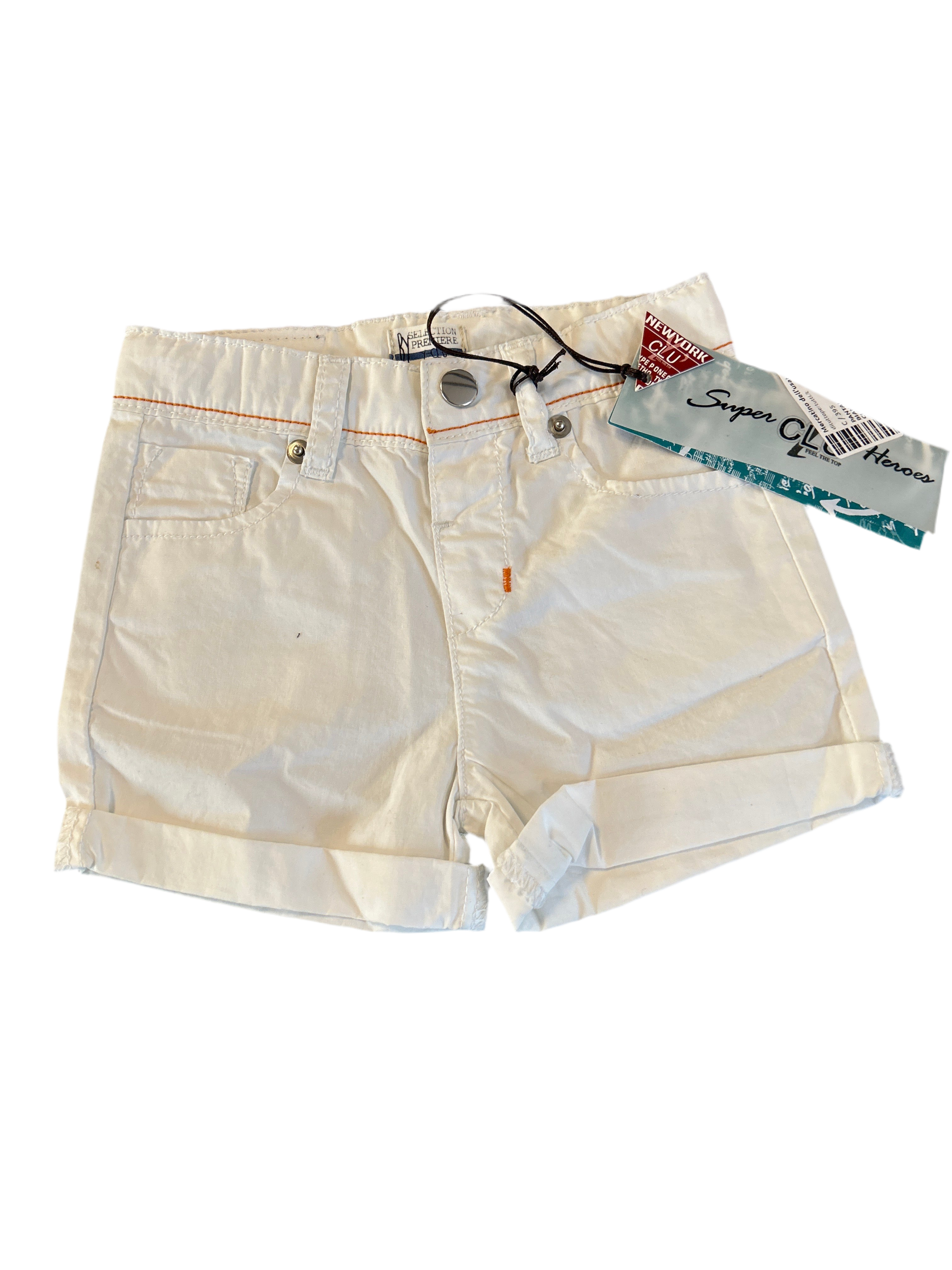 Pantaloni Corti Bianchi 18 Mesi Y-clù  Nuovi Shorts