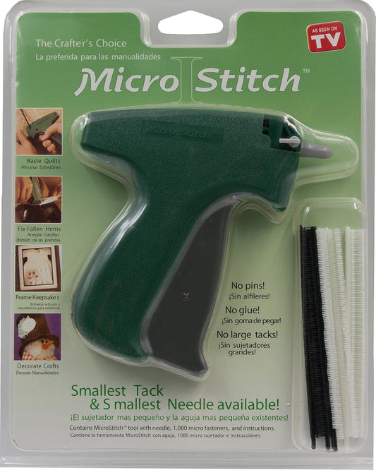 Avery Dennison MicroStitch Kit Pistola per Etichette - Accessorio per Quilting, modifiche, Hijab, Pieghe, orli, Cuciture,