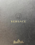 Rosenthal Versace Piatto "Medusa Blue" / "Mendelssohn" Porcellana con Scatola Originale e Set 20° Anniversario