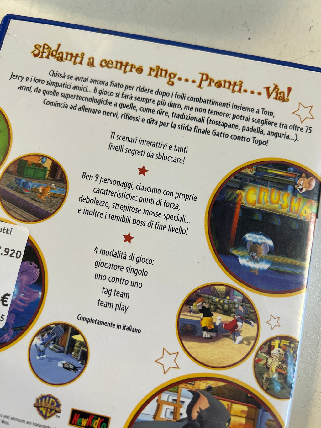 Gioco Playstation 2 Tom E Jerry guerra all’ultimo baffo