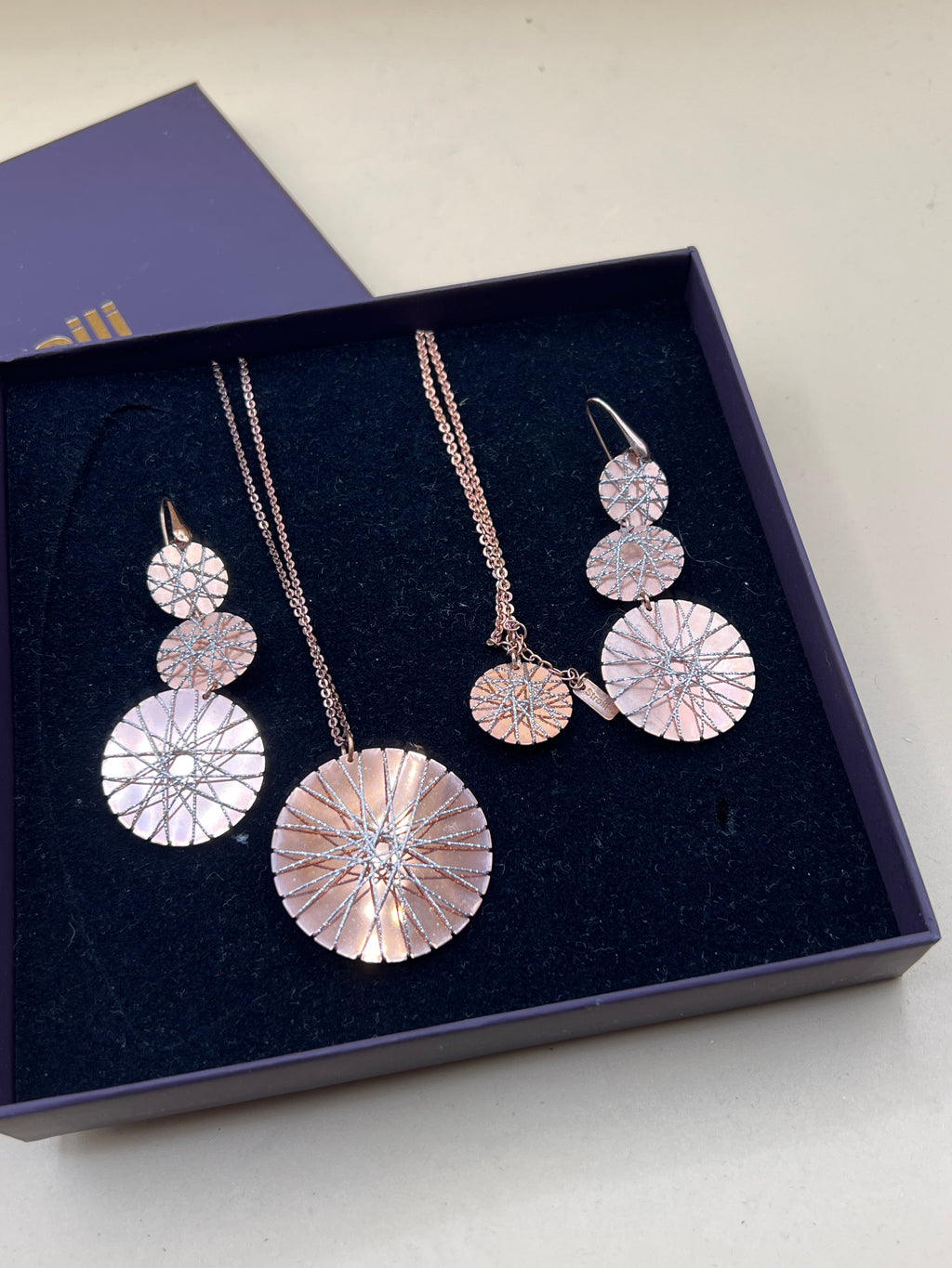 Collana+orecchini+braccialetto Stroili