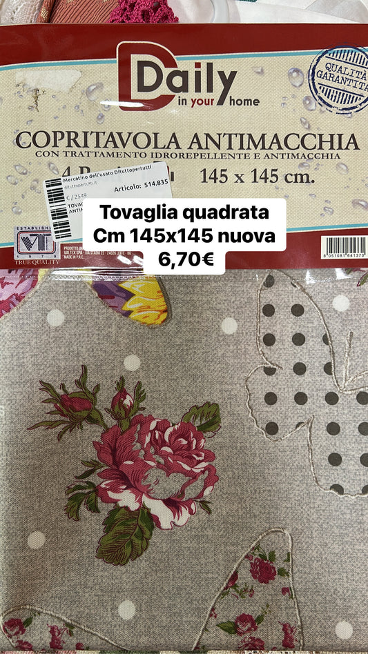 Tovaglia Antimacchia nuova quadrata
