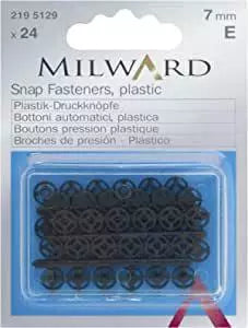 Bottoni Automatici Plastica 7 Mm Milward Automatici