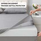 Copertura Impermeabile Per Materasso Singolo Con Cerniera Nuovo